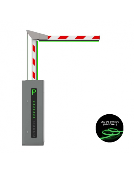 Barrera articulada para paso de vehículos con led Barrera articulada para paso de vehículos con led