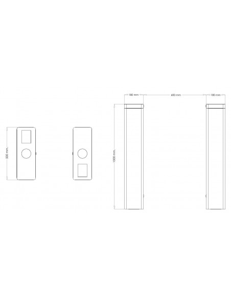 Pasillo óptico de última generación - Dimensiones Pasillo óptico de última generación - Dimensiones