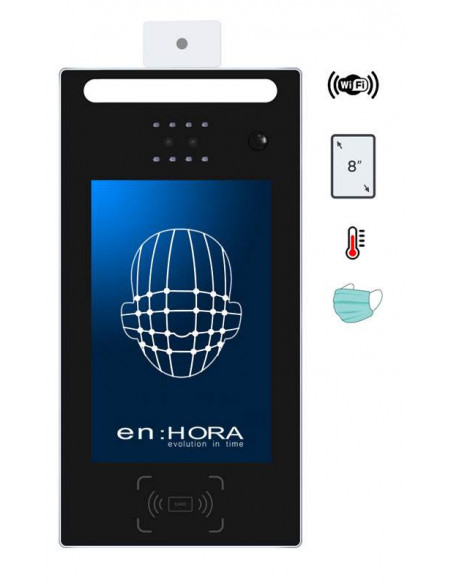Terminal WIFI de reconocimiento facial con detección de temperatura y mascarilla Terminal WIFI de reconocimiento facial con detección de temperatura y mascarilla