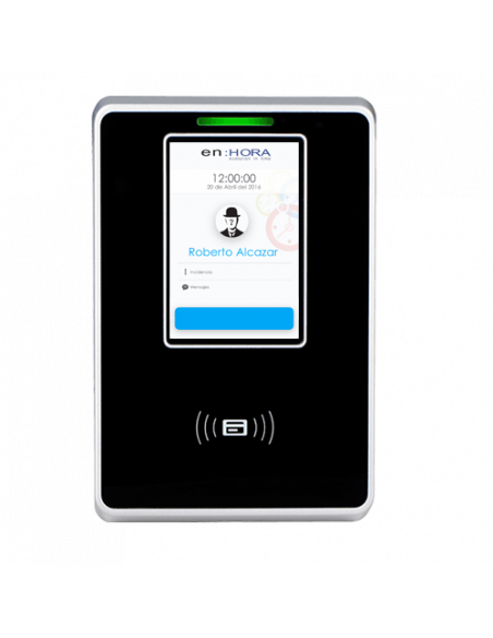 CPPA08T - Terminal con pantalla táctil para Control de Acceso y Presencia con Proximidad EM 125KHz y PIN CPPA08T - Terminal con pantalla táctil para Control de Acceso y Presencia con Proximidad EM 125KHz y PIN