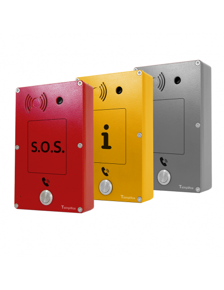 Intercomunicador Panphone IP-SIP Anti-vandálico SOS - Información - Neutro Intercomunicador Panphone IP-SIP Anti-vandálico SOS - Información - Neutro