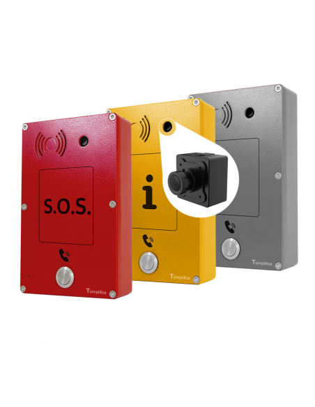 Intercomunicador Panphone IP-SIP Anti-vandálico SOS - Información con cámara Intercomunicador Panphone IP-SIP Anti-vandálico SOS - Información con cámara