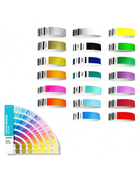 Pulsera desechable Tyvek® DuPont™ Pantone Pulsera desechable Tyvek® DuPont™ Pantone