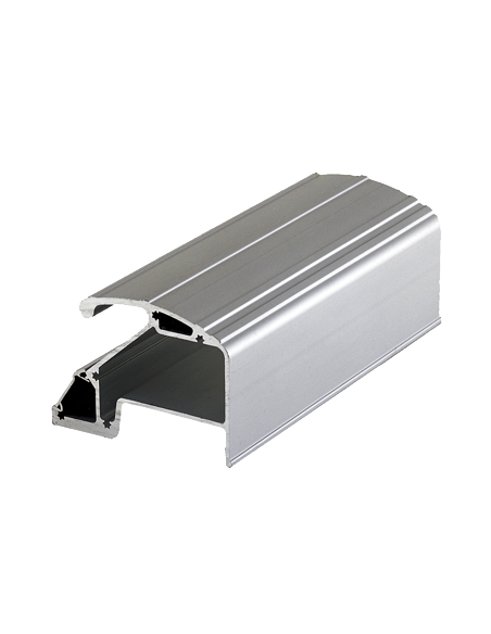 Tirador de aluminio de 2500mm con 2 cierres electromagnéticos de 400Kg Tirador de aluminio de 2500mm con 2 cierres electromagnéticos de 400Kg