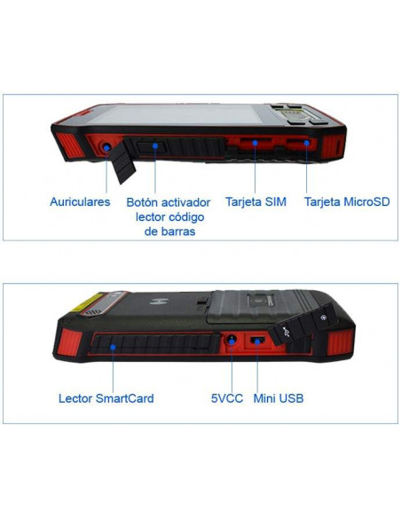Terminal portátil Multi-tecnología 5" - Descripción Terminal portátil Multi-tecnología 5" - Descripción