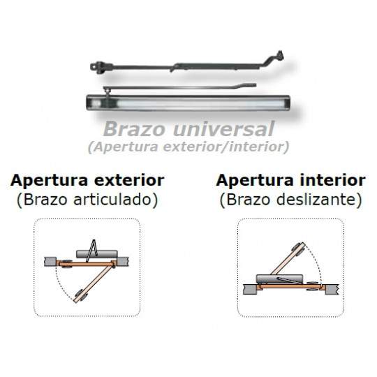 Abrepuertas motorizado eléctrico